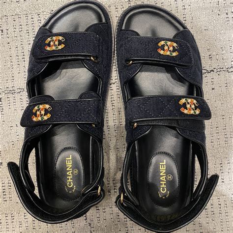 chanel footbed sandals|chanel sandals official site.